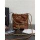 CHANEL 22 Mini Hobo Bag in Shiny Calfskin - Dark Beige