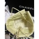 CHANEL 22 Mini Hobo Bag in Shiny Calfskin - Light Yellow