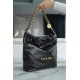 CHANEL 22 Small Hobo Bag in Shiny Calfskin - Black 