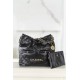 CHANEL 22 Small Hobo Bag in Shiny Calfskin - Black & Gold