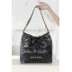 CHANEL 22 Small Hobo Bag in Shiny Calfskin - Black & Gold