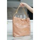 CHANEL 22 Small Hobo Bag in Shiny Calfskin - Camel 