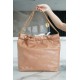 CHANEL 22 Small Hobo Bag in Shiny Calfskin - Camel 