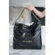 CHANEL 22 Medium Hobo Bag in Shiny Calfskin - Black 