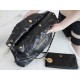 CHANEL 22 Medium Hobo Bag in Shiny Calfskin - Black 