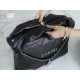 CHANEL 22 Medium Hobo Bag in Shiny Calfskin - Black & Silver