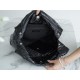 CHANEL 22 Medium Hobo Bag in Shiny Calfskin - Black & Silver