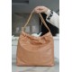 CHANEL 22 Medium Hobo Bag in Shiny Calfskin - Caramel