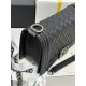 CHANEL BOY Medium Flap Bag in Grained Calfskin Leather - Black & Silver