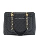 CHANEL Grand Shopping Tote Bag - Black & Gold