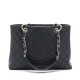 CHANEL Grand Shopping Tote Bag - Black & Silver