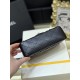 CHANEL Mini Classic Flap Bag in Grained Calfskin- Black