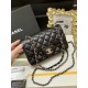 CHANEL Mini Classic Flap Bag in Grained Calfskin- Black