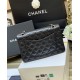 CHANEL Samll Classic Flap Bag in Lambskin - Black