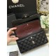 CHANEL Samll Classic Flap Bag in Lambskin - Black