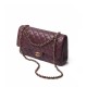 CHANEL Classic 11.12 Flap Bag in Lambskin - Burgundy