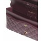 CHANEL Classic 11.12 Flap Bag in Lambskin - Burgundy