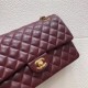 CHANEL Classic 11.12 Flap Bag in Lambskin - Burgundy