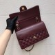 CHANEL Classic 11.12 Flap Bag in Lambskin - Burgundy