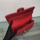 CHANEL Classic 11.12 Flap Bag in Lambskin - Red