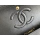 CHANEL Classic 11.12 Flap Bag in Grained Calfskin - Black & Gold