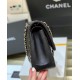 CHANEL Large Classic Flap Bag in Lambskin - Black