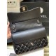 CHANEL Large Classic Flap Bag in Lambskin - Black