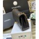 CHANEL Large Classic Flap Bag in Grained Calfskin - Black & Gold