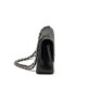 CHANEL Large Classic Flap Bag in Grained Calfskin - Black & Silver