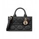 Dior Mini Book Tote Black Macrocannage Calfskin