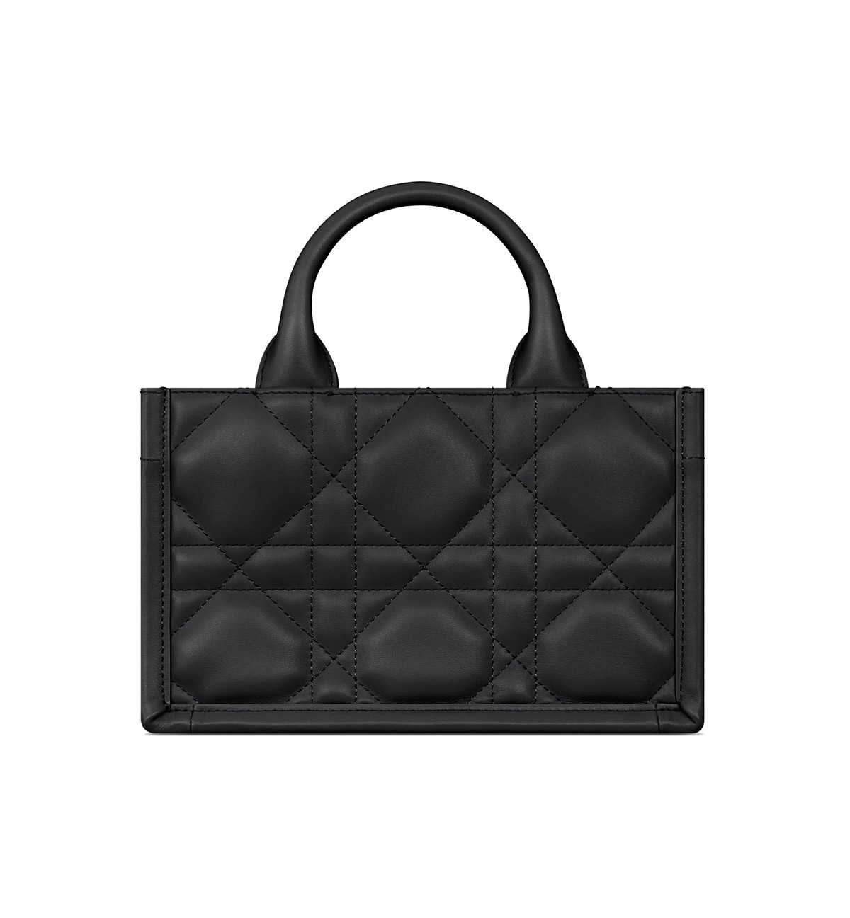 Dior Mini Book Tote Black Macrocannage Calfskin