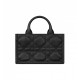 Dior Mini Book Tote Black Macrocannage Calfskin