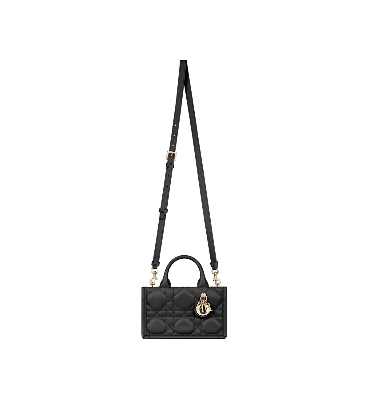 Dior Mini Book Tote Black Macrocannage Calfskin