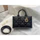 Dior Mini Book Tote Black Macrocannage Calfskin