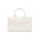 Dior Mini Book Tote Latte Macrocannage Calfskin