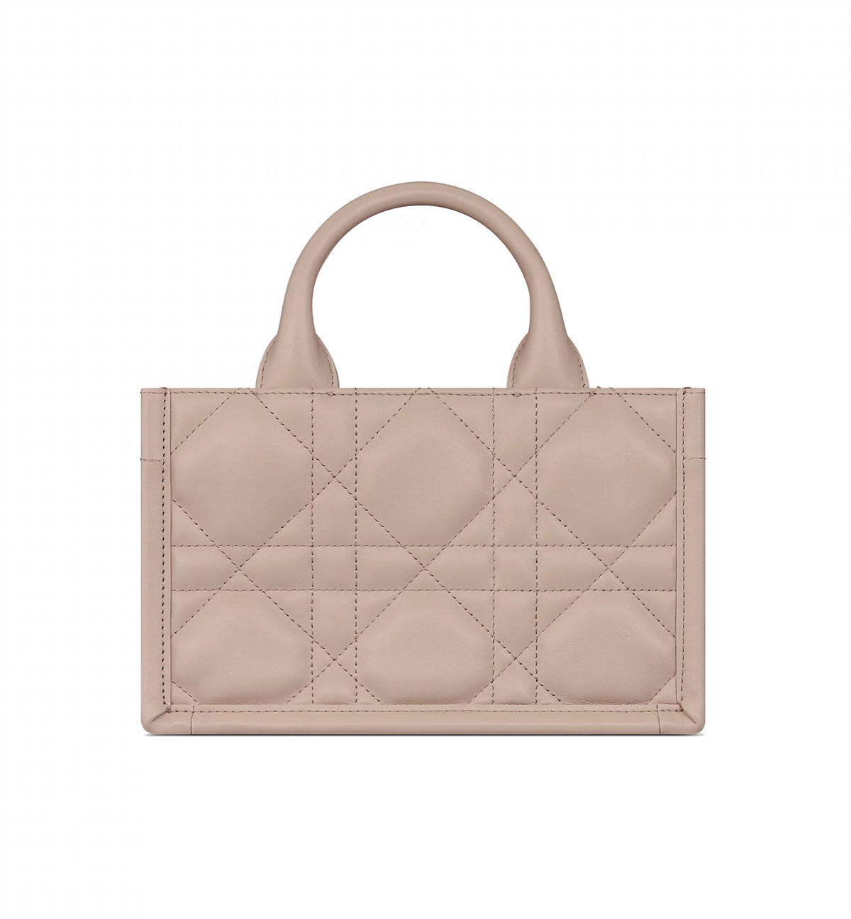 Dior Mini Book Tote Powder Beige Macrocannage Calfskin