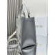 Dior Medium Book Tote Gray Dior Oblique Embroidery and Calfskin