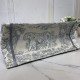 Dior Medium Book Tote Ecru and Gray Toile de Jouy Embroidery