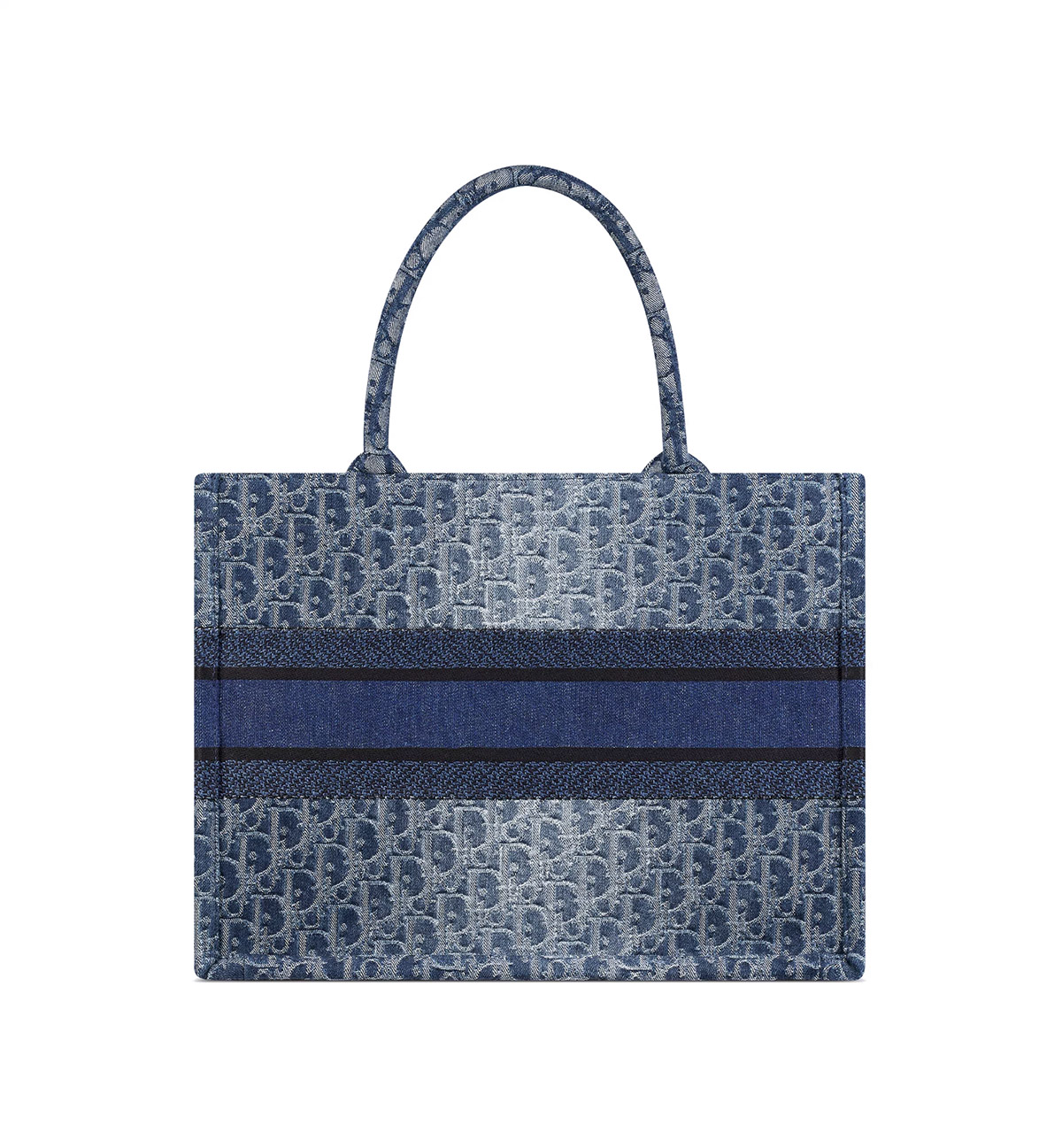 Dior Medium Book Tote Blue Denim Dior Oblique Jacquard