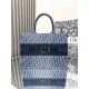 Dior Medium Book Tote Blue Denim Dior Oblique Jacquard