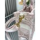 Dior Mini Book Tote Pink Toile de Jouy Embroidery