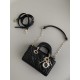 Dior Micro Lady D-Joy Bag in Cannage Lambskin - Black 