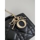 Dior Micro Lady D-Joy Bag in Cannage Lambskin - Black 