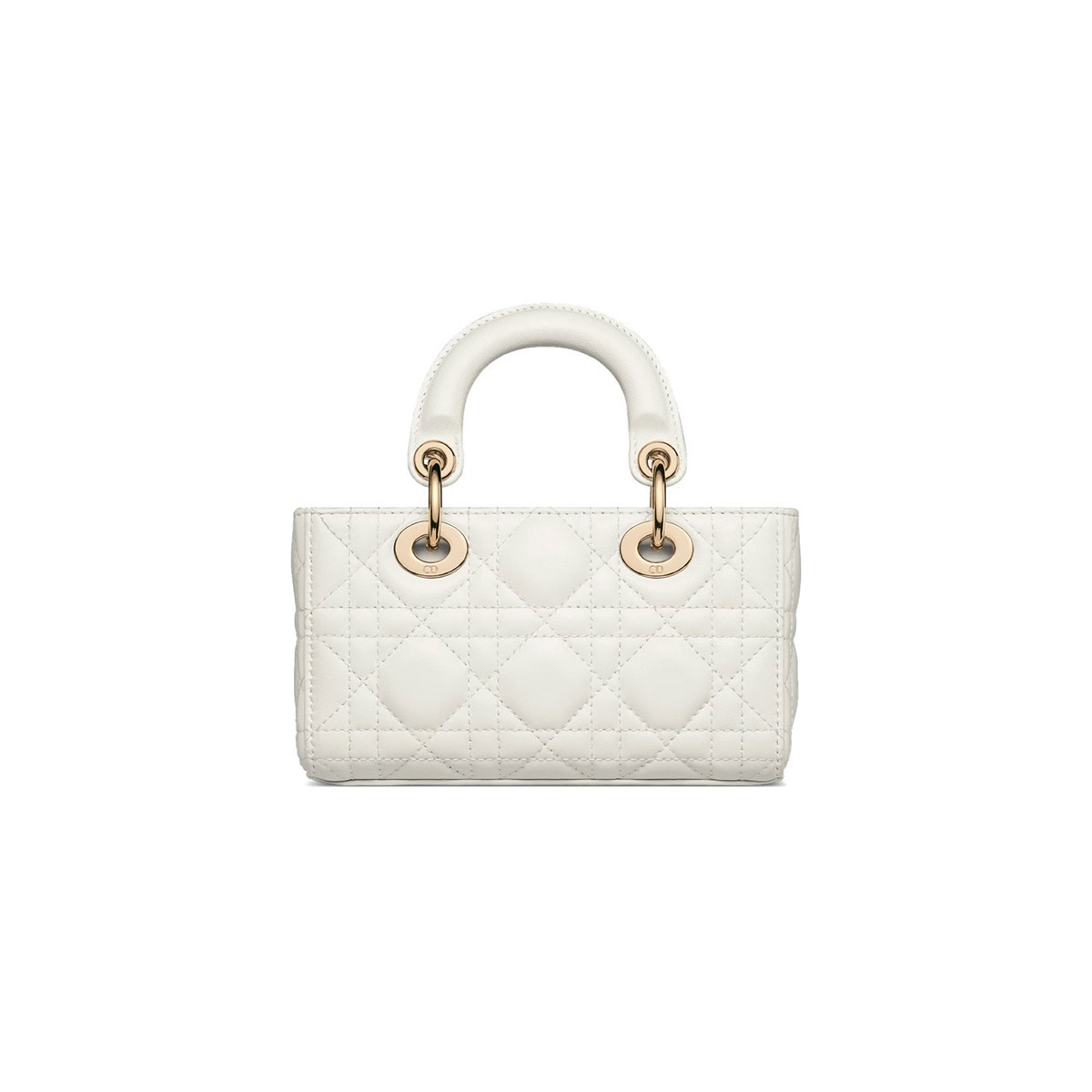 Dior Micro Lady D-Joy Bag in Cannage Lambskin - Latte