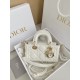 Dior Micro Lady D-Joy Bag in Cannage Lambskin - Latte