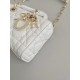 Dior Micro Lady D-Joy Bag in Cannage Lambskin - Latte