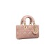 Dior Micro Lady D-Joy Bag in Cannage Lambskin - Rose des Vents