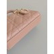 Dior Micro Lady D-Joy Bag in Cannage Lambskin - Rose des Vents