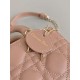 Dior Micro Lady D-Joy Bag in Cannage Lambskin - Rose des Vents