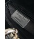 Dior Micro Lady D-Joy Bag in Patent Cannage Calfskin - Black 